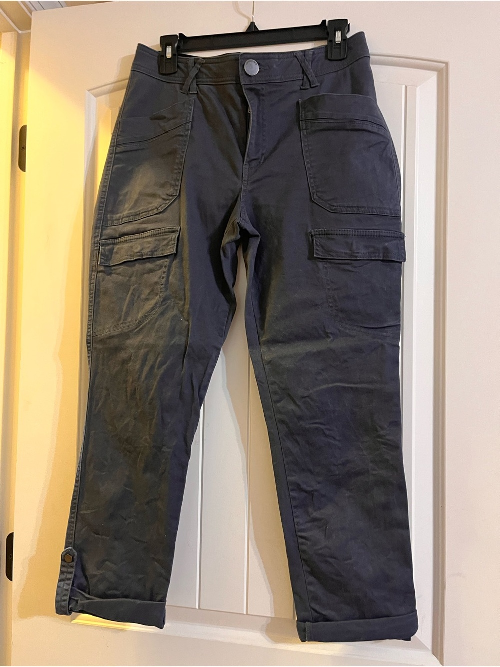Democracy women’s Charcoal Gray Cargo Pants - Utility Style
